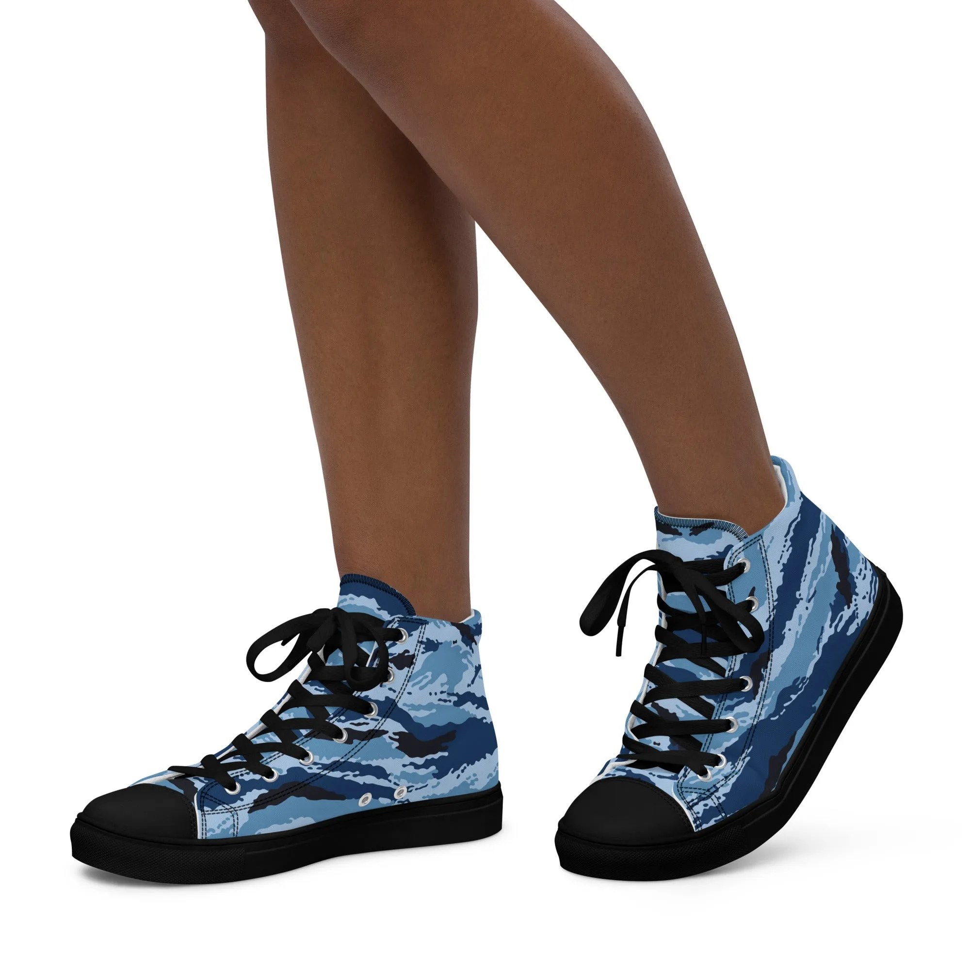 Kamysh Blue Camo Women’s Sneaker Hi