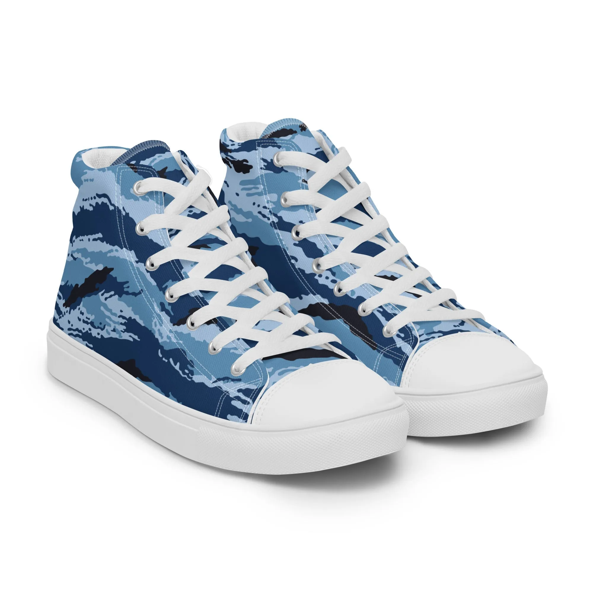 Kamysh Blue Camo Women’s Sneaker Hi