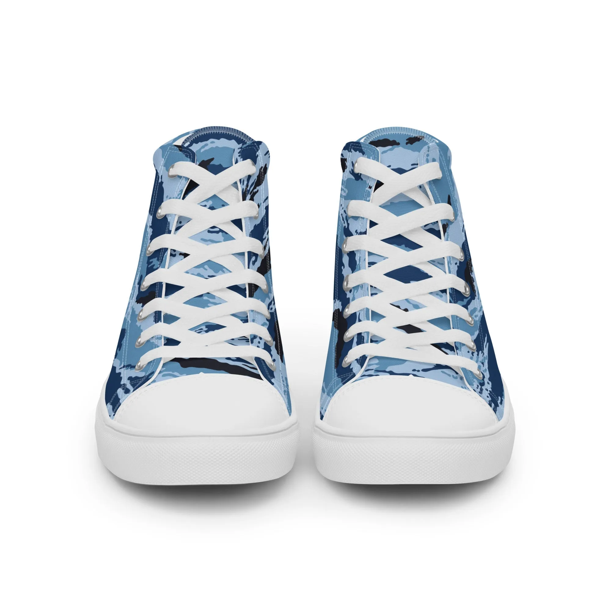 Kamysh Blue Camo Women’s Sneaker Hi