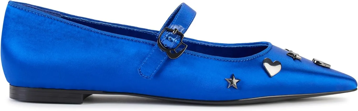 KARL LAGERFELD Women's Veyda Everyday Mary Jane Flat