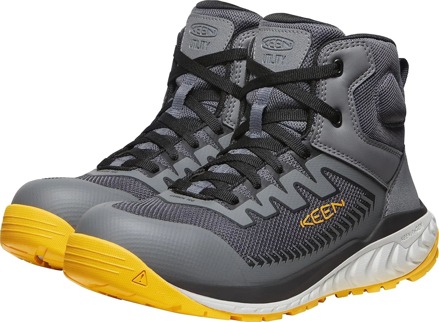 KEEN Utility Men's Arvada Mid Height Composite Toe Breathable Industrial Work Sneakers
