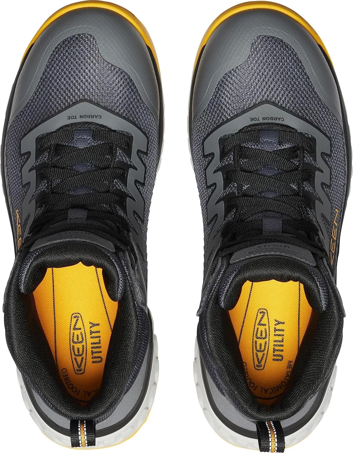 KEEN Utility Men's Arvada Mid Height Composite Toe Breathable Industrial Work Sneakers