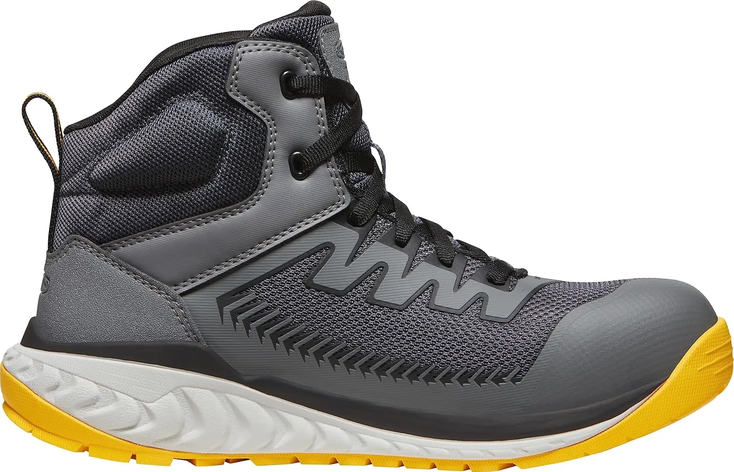 KEEN Utility Men's Arvada Mid Height Composite Toe Breathable Industrial Work Sneakers