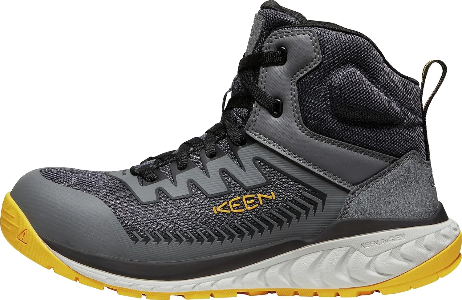 KEEN Utility Men's Arvada Mid Height Composite Toe Breathable Industrial Work Sneakers