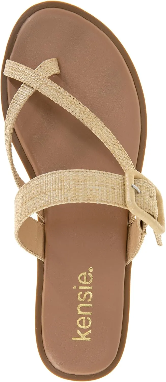 kensie Women's Mandi Flat Sandal