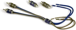 Kicker 46KISL K-Series Interconnect, Speaker Wire to RCA Adapter
