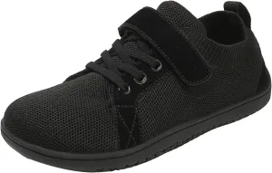 Kids Mesh Running Sneakers Hook Loop Flat Non Slip Breathable Sport Shoes Youth Childrens Athletic Walking Casual Shoes