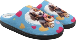 Kids Slip-On Fuzzy House Slipper Outdoor Soft Non-Slip Slippers Warm Cute Slippers for Toddler Boys GirlsLittle kids US 9-15