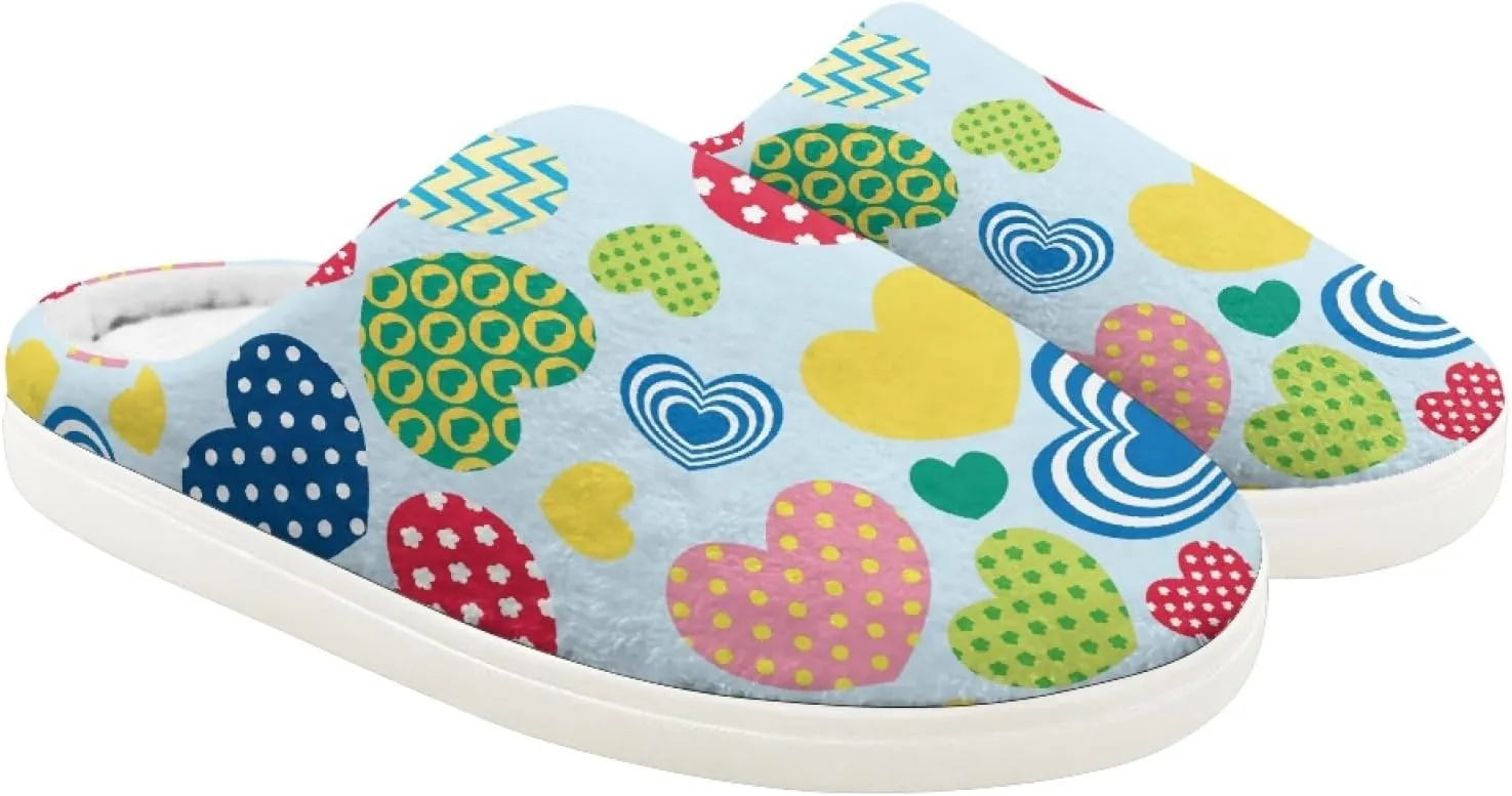 Kids Slippers Boys Girls House Slippers Warm Soft Plush Non-Slip Indoor Outdoor Slip-on Shoes