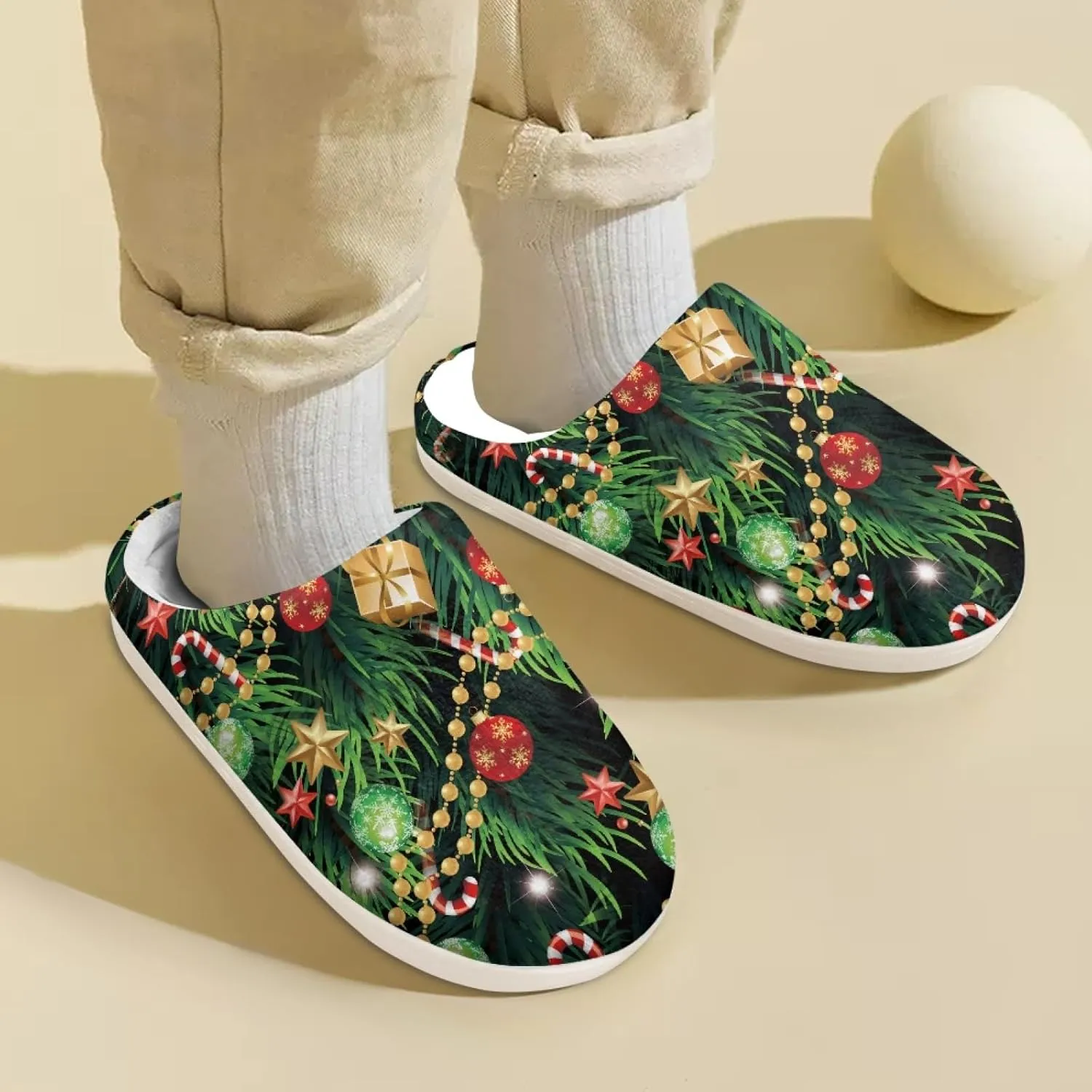Kids Slippers Boys Girls House Slippers Warm Soft Plush Non-Slip Indoor Outdoor Slip-on Shoes