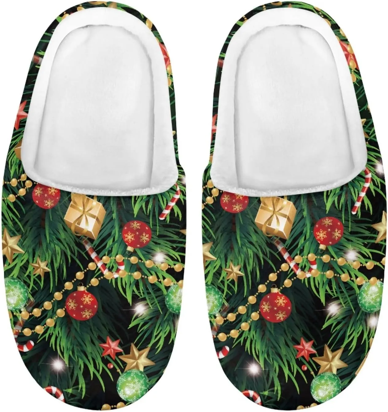 Kids Slippers Boys Girls House Slippers Warm Soft Plush Non-Slip Indoor Outdoor Slip-on Shoes