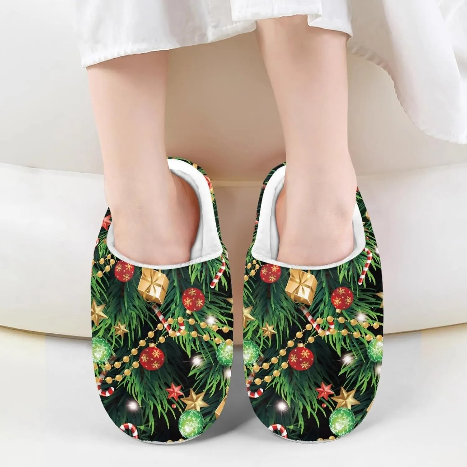 Kids Slippers Boys Girls House Slippers Warm Soft Plush Non-Slip Indoor Outdoor Slip-on Shoes