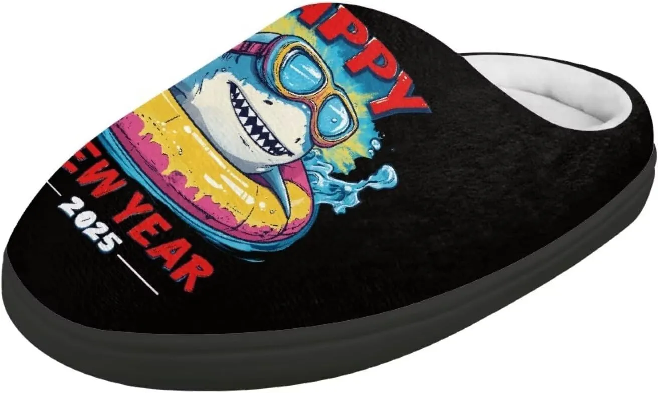 Kids Slippers for Boys, Warm Soft Fluffy Slippers for Winter, Slip On Scuff Slippers for Bedroom