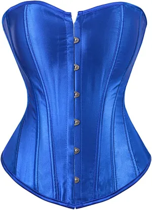 Kranchungel Corset Tops for Women: Plus Size Renaissance Corset - Lace up Bustier Overbust Halloween Costume - Photo Shoots