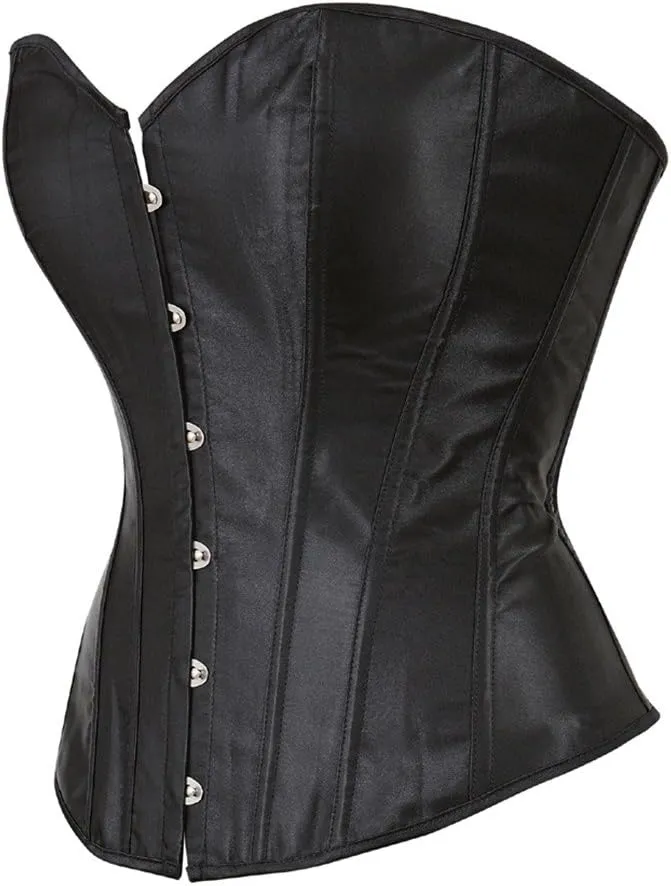 Kranchungel Corset Tops for Women: Plus Size Renaissance Corset - Lace up Bustier Overbust Halloween Costume - Photo Shoots