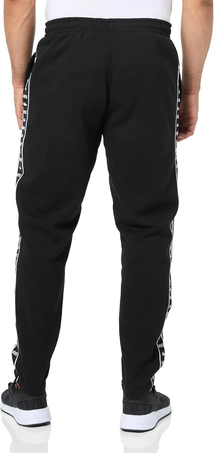 Lacoste Men's Tapered Fit Sweatpants W/Taping on Sidess