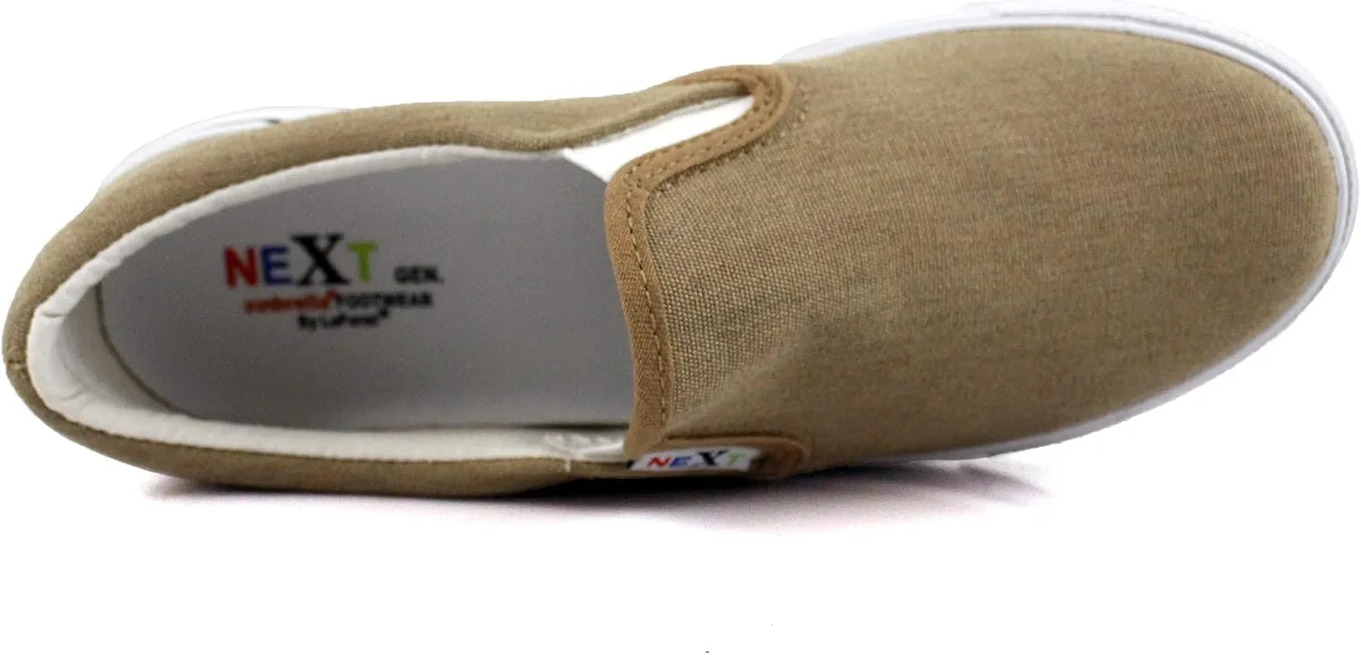 Laforst Mens Sunbrella Cotton Upper Nonslip Slip On Flat Shoes Grey