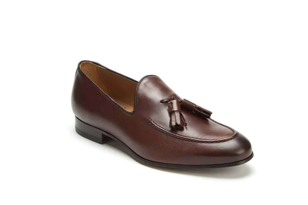 Leather Tassel Loafers