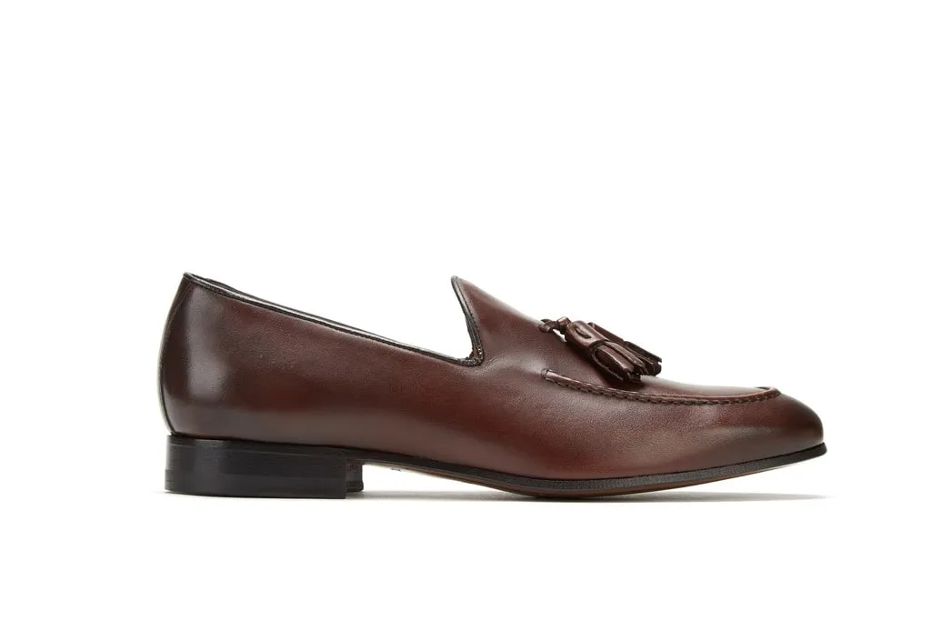 Leather Tassel Loafers