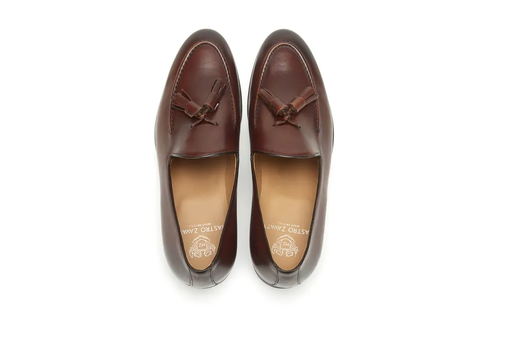 Leather Tassel Loafers