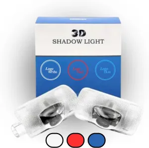 LED Car Door Light (White) Logo Projector Welcome Courtesy Light Compatible with LS ES is LX RX GS GX RC UX TX Accessories for Lexus