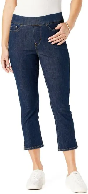 Levi Strauss Signature Gold Women's Totally Shaping Pull on Capri (Available in Plus Size)