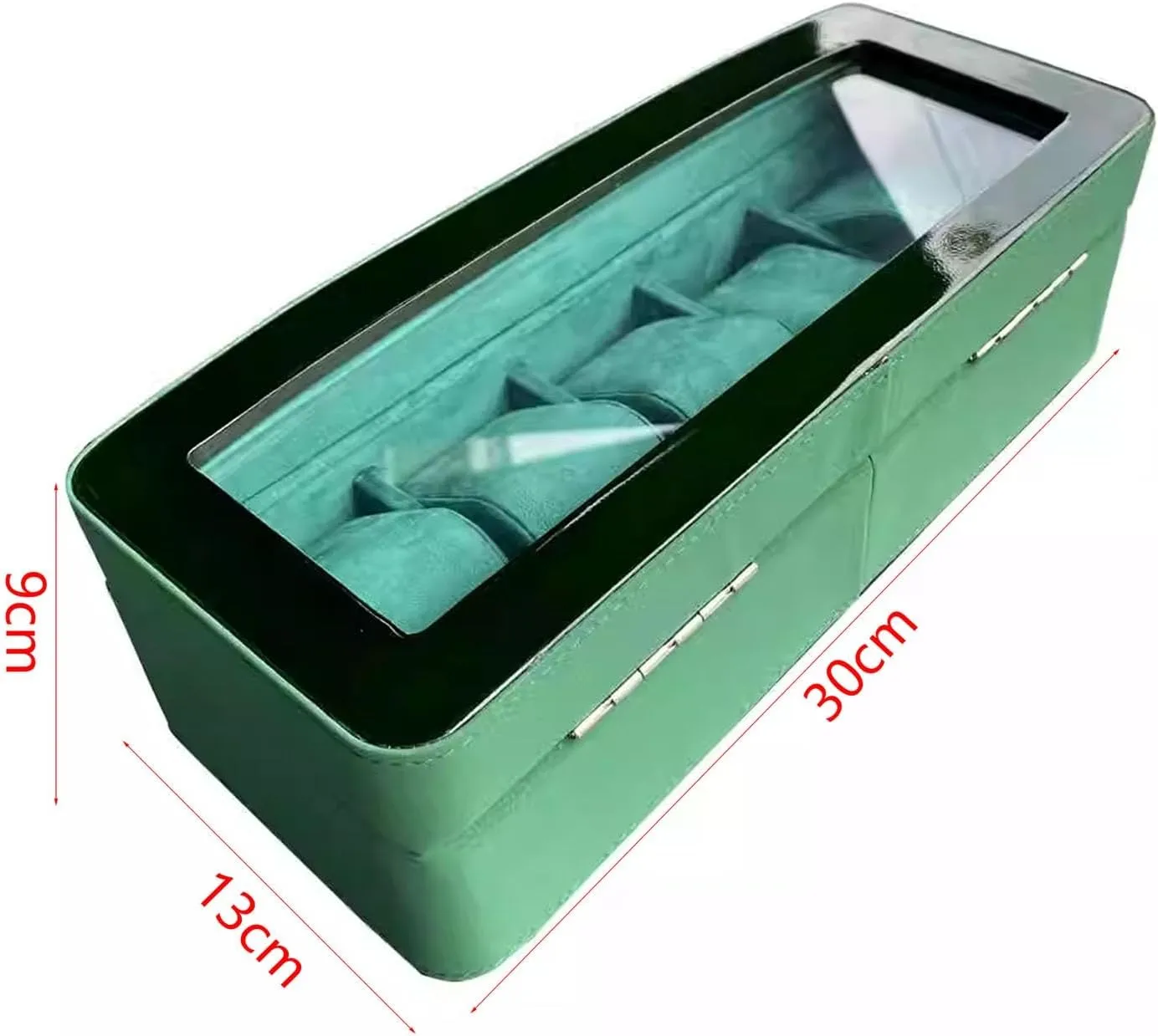 LHX Watch Box 5-position Watch Storage Box Storage Box Home Display Watch Box 30x13x9cm(Light)
