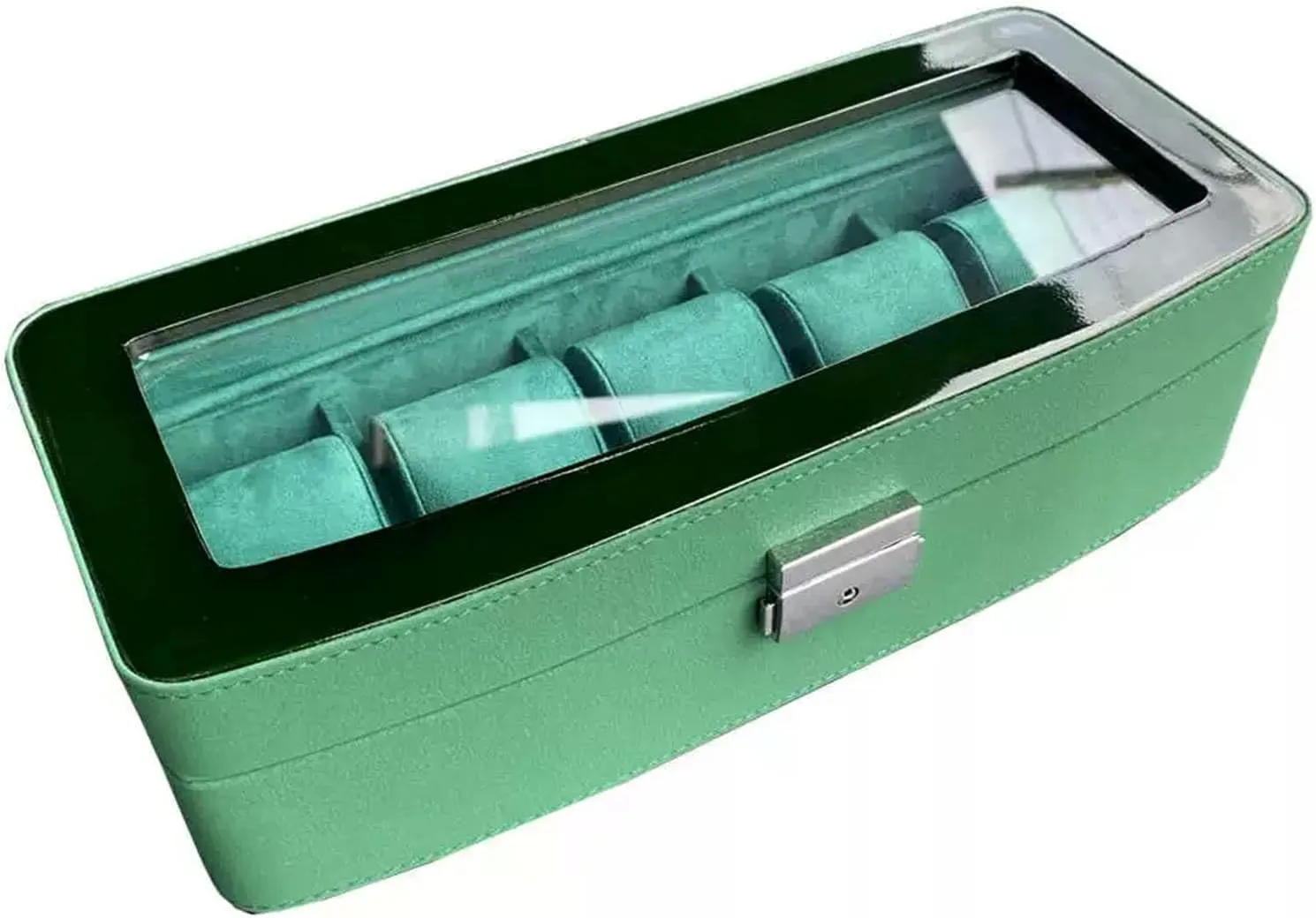 LHX Watch Box 5-position Watch Storage Box Storage Box Home Display Watch Box 30x13x9cm(Light)