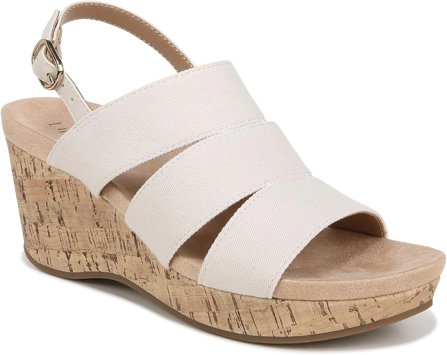 LifeStride Women's Darby Slingback Wedge Sandal