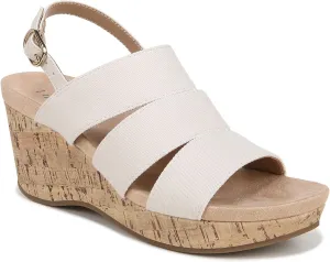 LifeStride Women's Darby Slingback Wedge Sandal