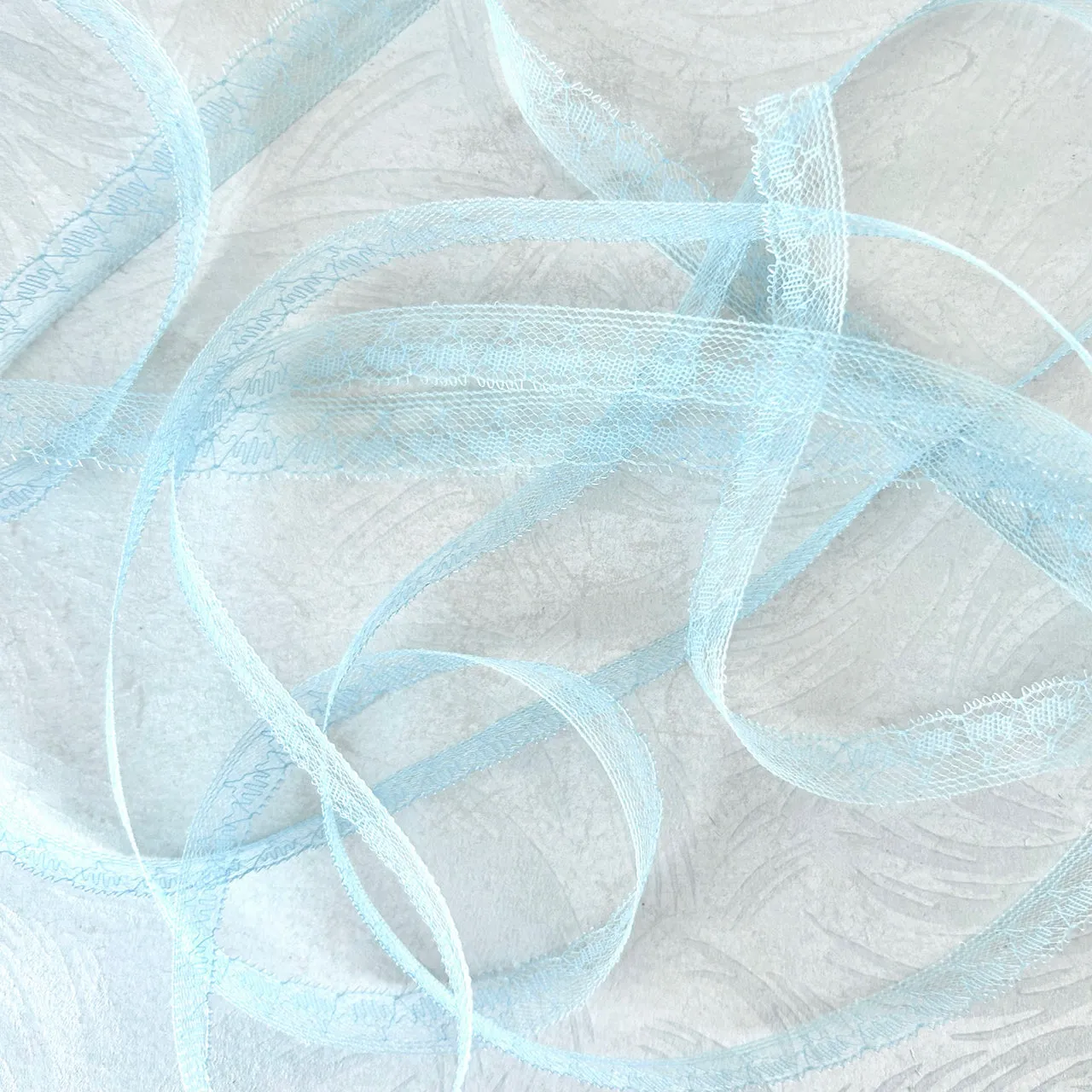 Light Blue Bell Flat Lace