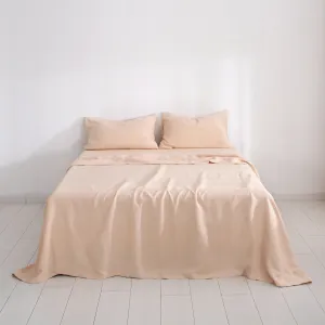 Light Pink 100% Hemp Flat Sheet