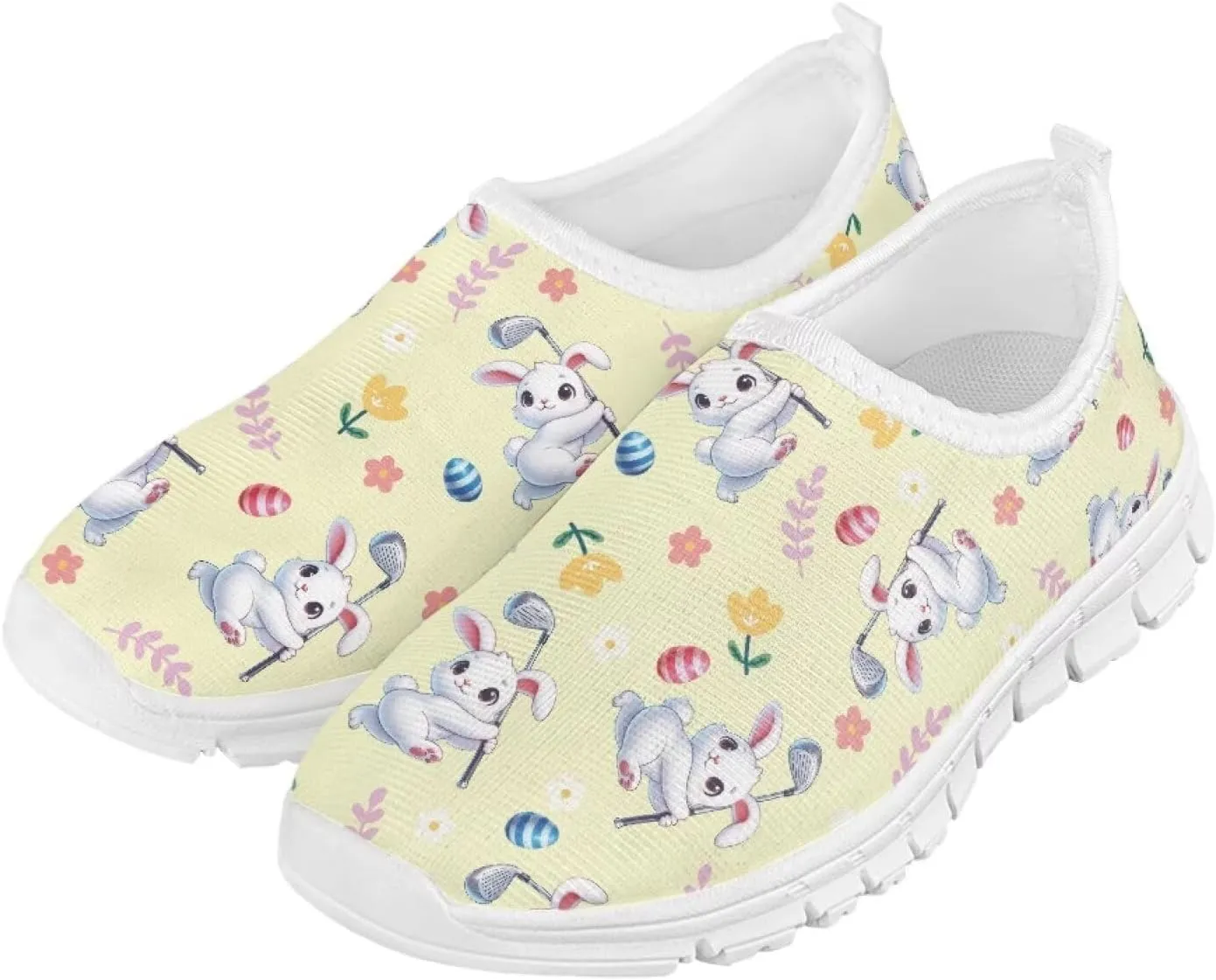 Little Kids/Big Kids Slip On Shoes Cute Tennis Shoes for Girls Fashion Casual Gym Sneakers