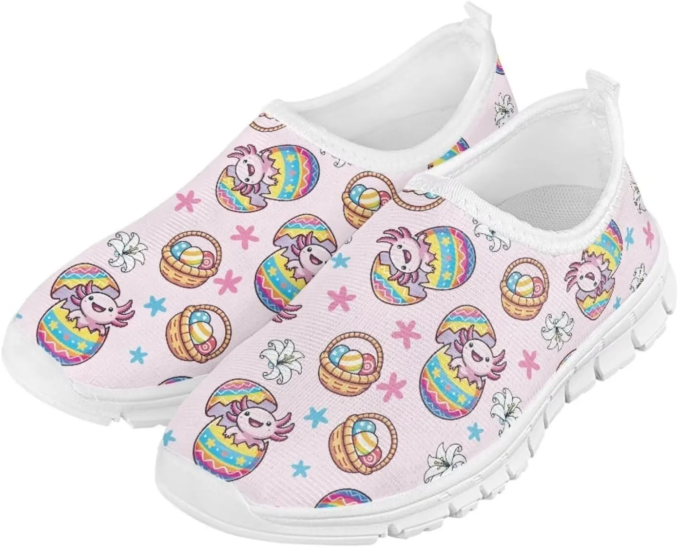 Little Kids/Big Kids Slip On Shoes Cute Tennis Shoes for Girls Fashion Casual Gym Sneakers