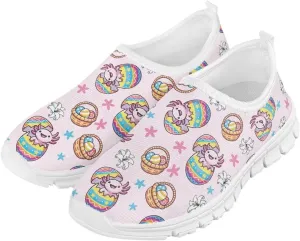 Little Kids/Big Kids Slip On Shoes Cute Tennis Shoes for Girls Fashion Casual Gym Sneakers