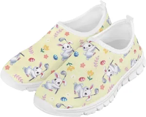 Little Kids/Big Kids Slip On Shoes Cute Tennis Shoes for Girls Fashion Casual Gym Sneakers