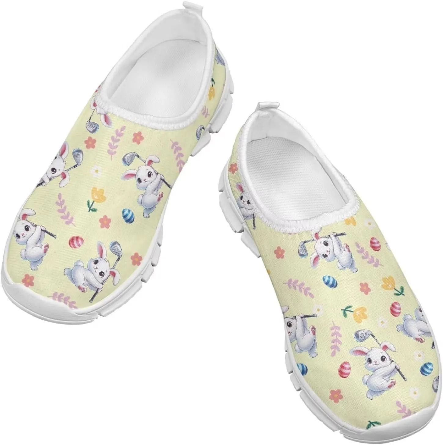 Little Kids/Big Kids Slip On Shoes Cute Tennis Shoes for Girls Fashion Casual Gym Sneakers