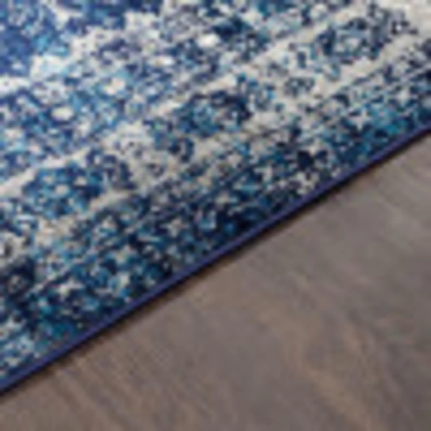 Livabliss Desta Vintage Oriental Runner Area Rug,2'7" x 7'3",Navy