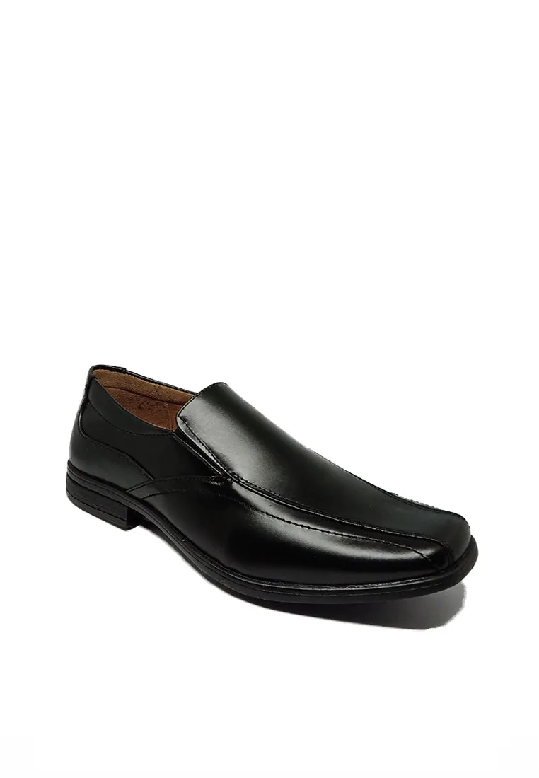 LUCIO SLIP ON BLACK SHOES