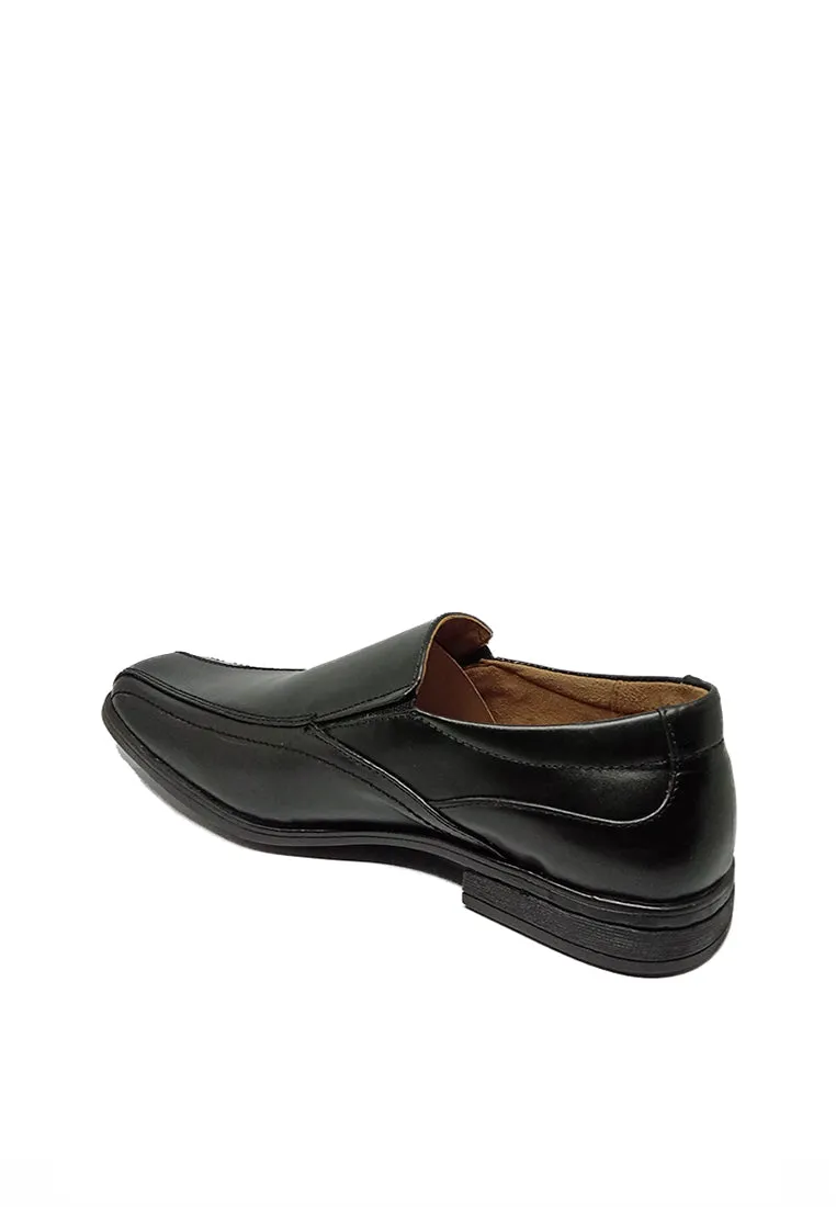 LUCIO SLIP ON BLACK SHOES