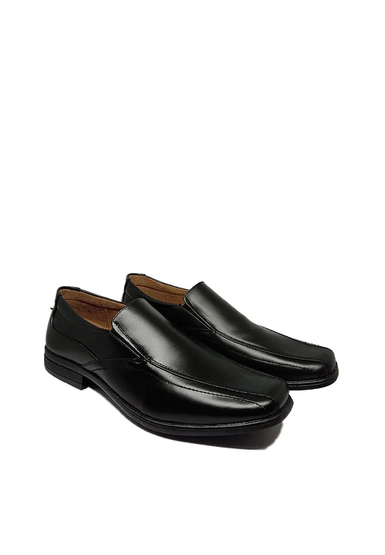 LUCIO SLIP ON BLACK SHOES