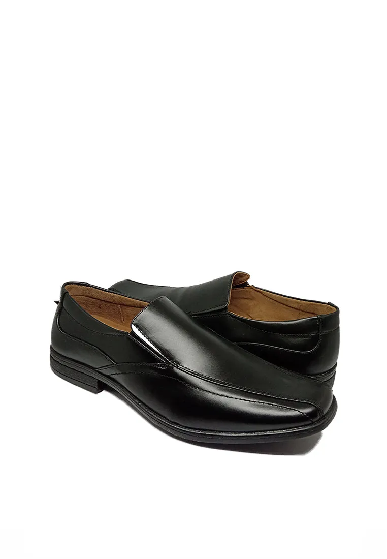 LUCIO SLIP ON BLACK SHOES