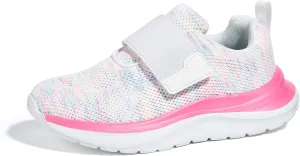 LUCKY STEP Boys Girls Tennis Shoes Kids Unisex Walking Running School Athletic Hook and Loops Strap Breathable for Toddler/Little Kid/Big Kid