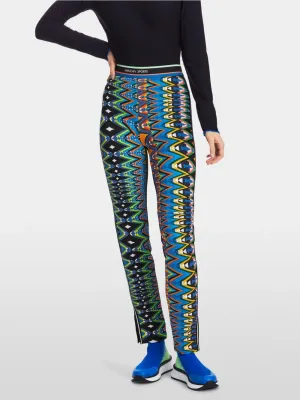 Marc Cain SOFIA Scuba Slip on pants with print