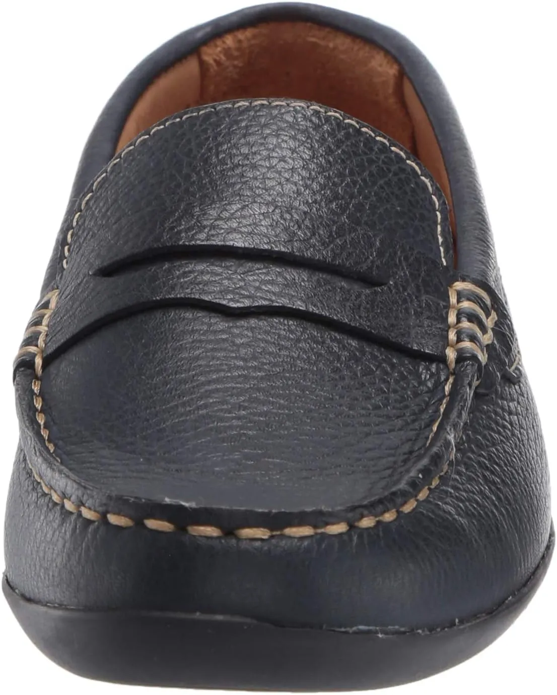 Marc Joseph New York Unisex-Child Leather Made in Brazil Luxury Fashion Slip on Loafer with Penny Detail