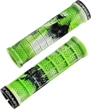 MARQUE Grapple MTB Grips - Mountain Bike Grips with Single Lock On Collar for Handlebar, for BMX, E-Bike, Scooter, Beach Cruiser & Most Adult Bicycle Handlebar, Anti-Slip & Comfortable