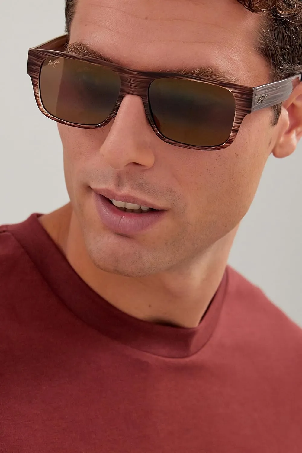 Maui Jim Keahi Rectangular Sunglasses