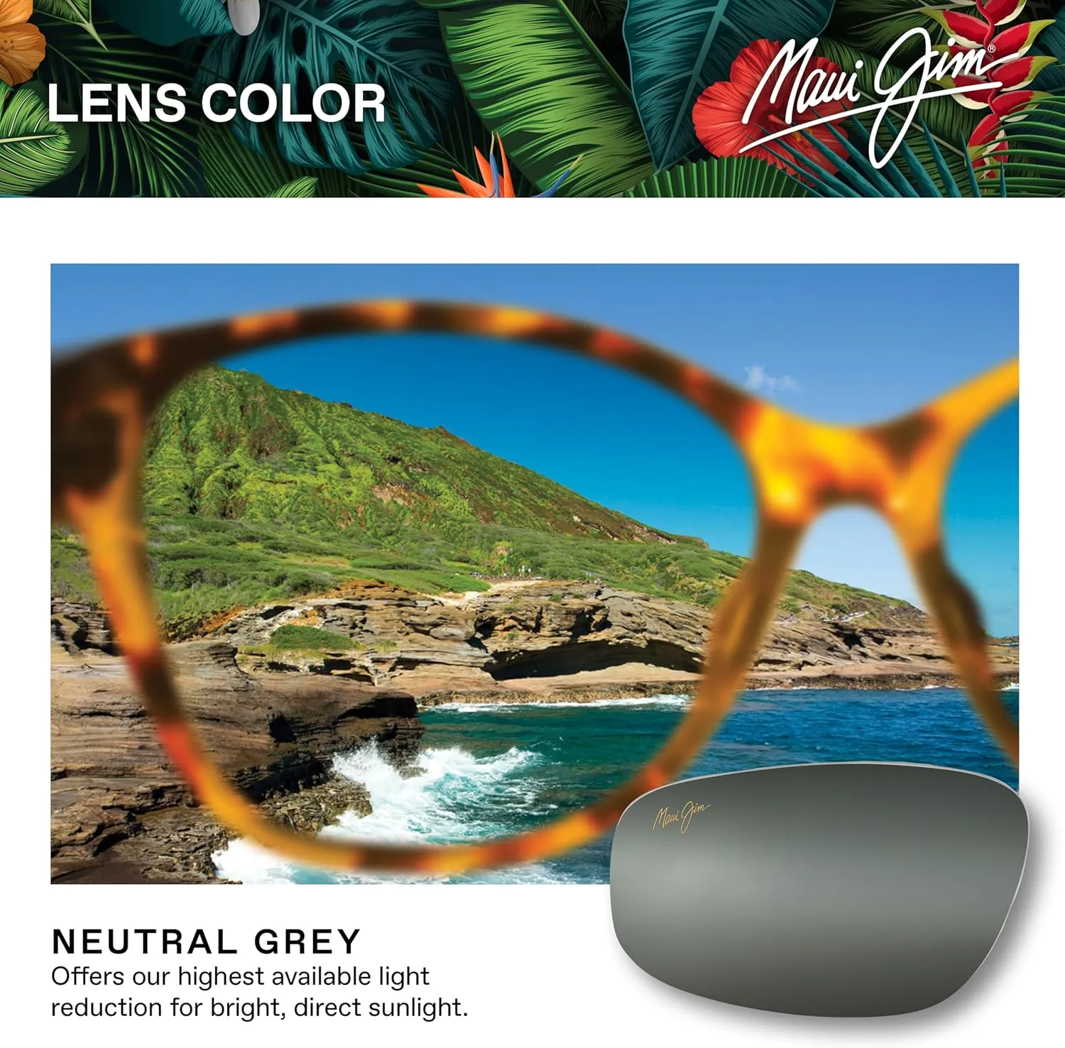 Maui Jim Women's Two Steps Polarized Fashion Sunglasses