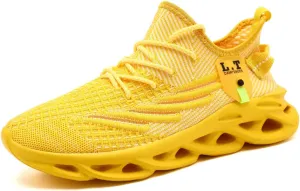 Men Running Shoes Slip On Tennis Walking Shoes Lightweight Breathable Sneakers for Gym Work Casual Soft Sole Trainers Non Slip Athletic Footwear