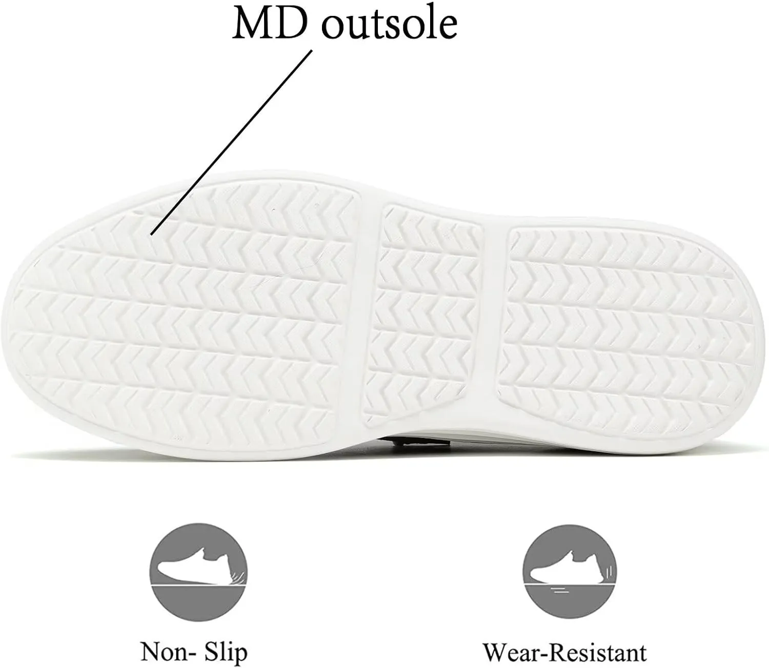 Men's Arch Support Casual Slip-on Shoes Loafers for Men Non Slip Comfortable Shoes